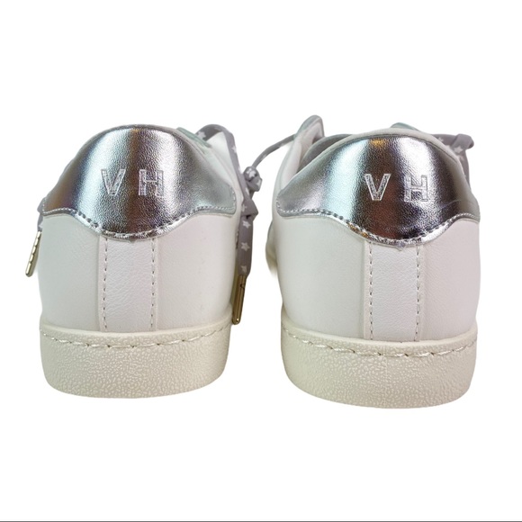 NEW Vintage Havana Bianca Sneakers White Silver - Picture 3 of 14